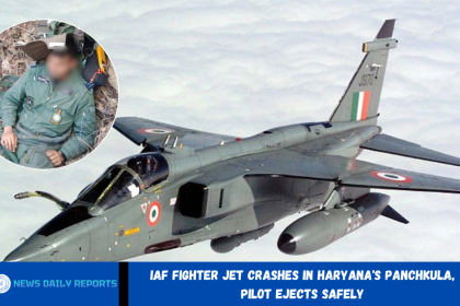 IAF fighter jet crashes in Haryana's Panchkula, pilot ejects safely